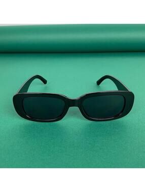 Vintage y2k style style black sunglasses. UVA UVB protection